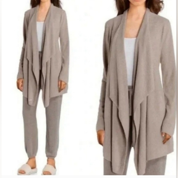 NWT BAREFOOT DREAMS Chic Lite Calypso Wrap Stone size 3X - Picture 3 of 16